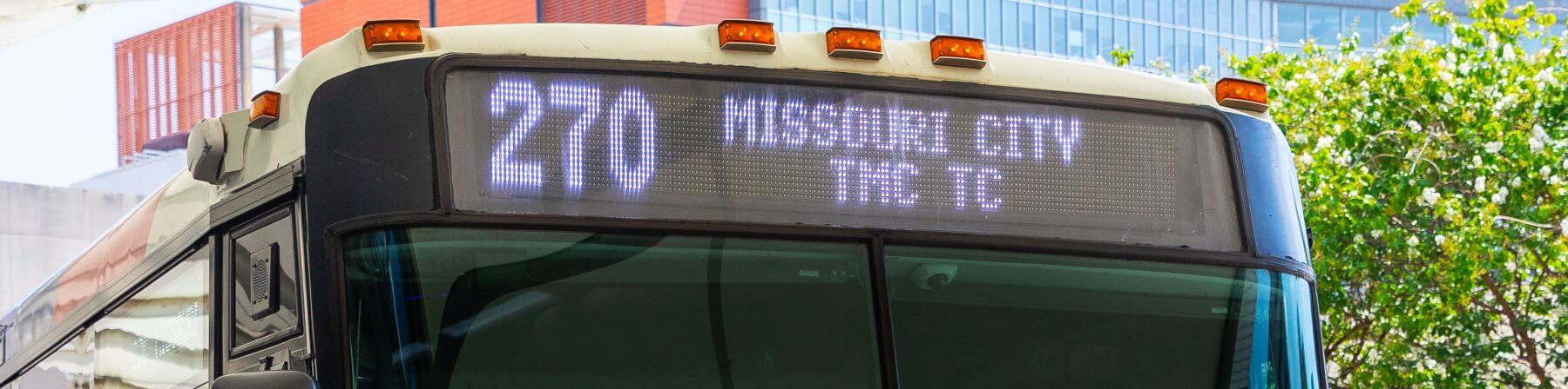 270 Missouri City Park & Ride bus